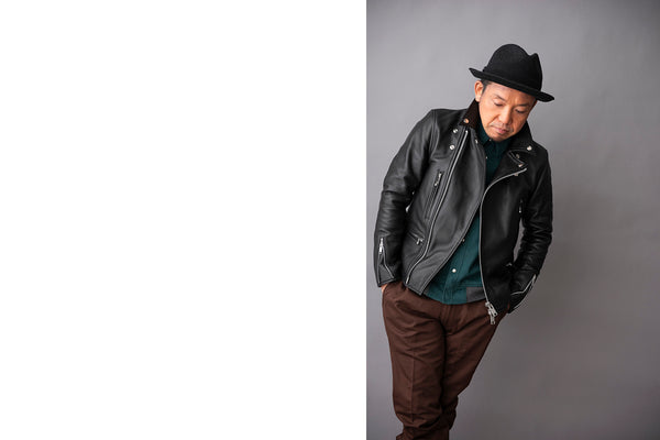 Cuir moto vintage ROARS 06 noir