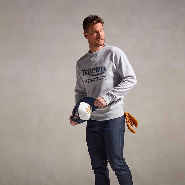 Triumph Sweat Radial Gris chiné