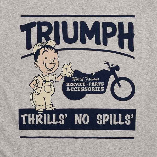 T-shirt Thrills Gris chiné