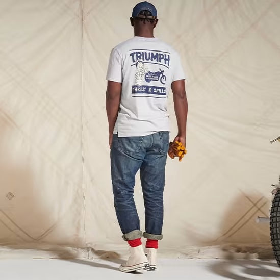 Triumph t-shirt speed shop logo - 4h10.com