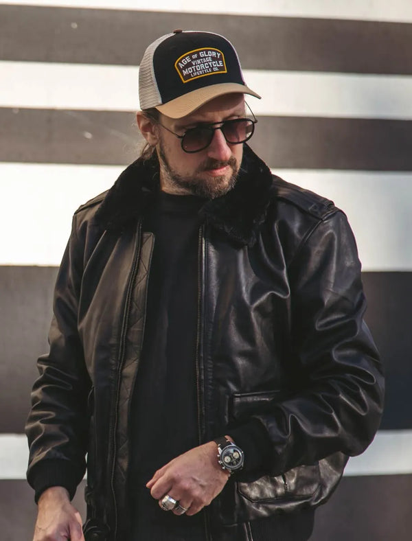 Casquette Trucker Buddy Black / Ecru / Khaki