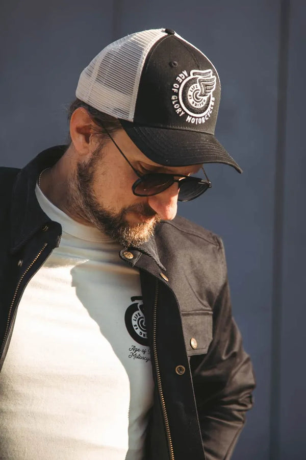 Casquette Trucker Champ Black / Ecru