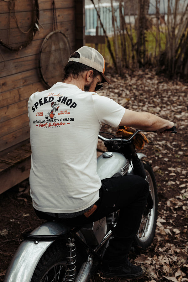 Tee-shirt Speed Shop Ecru