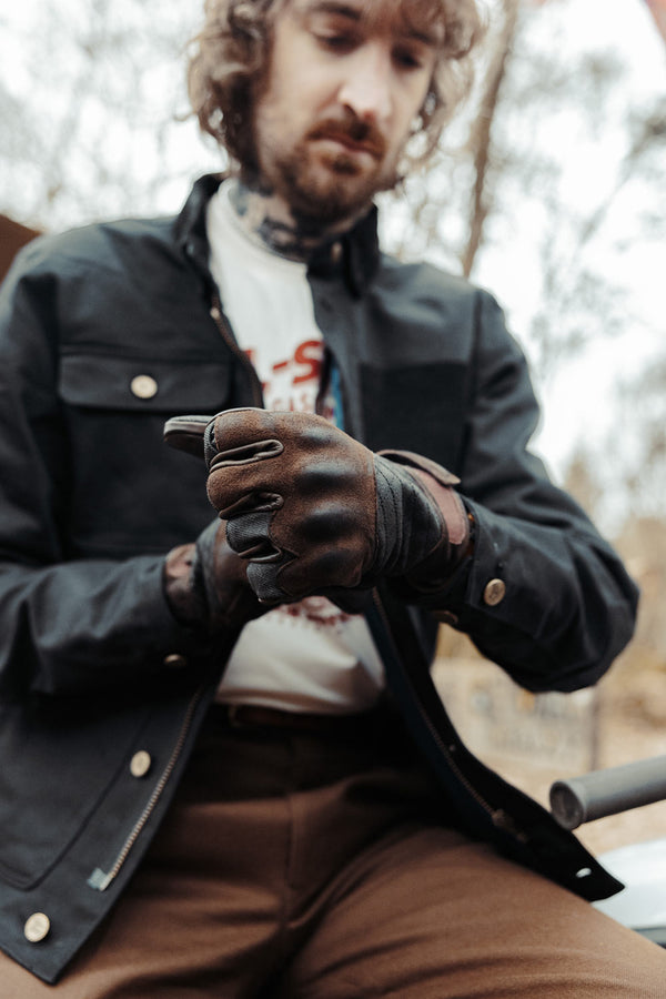 Gants CE Shifter Brown / Denim