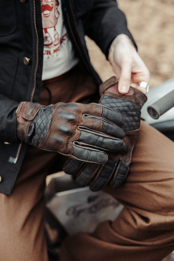 Gants CE Shifter Brown / Denim