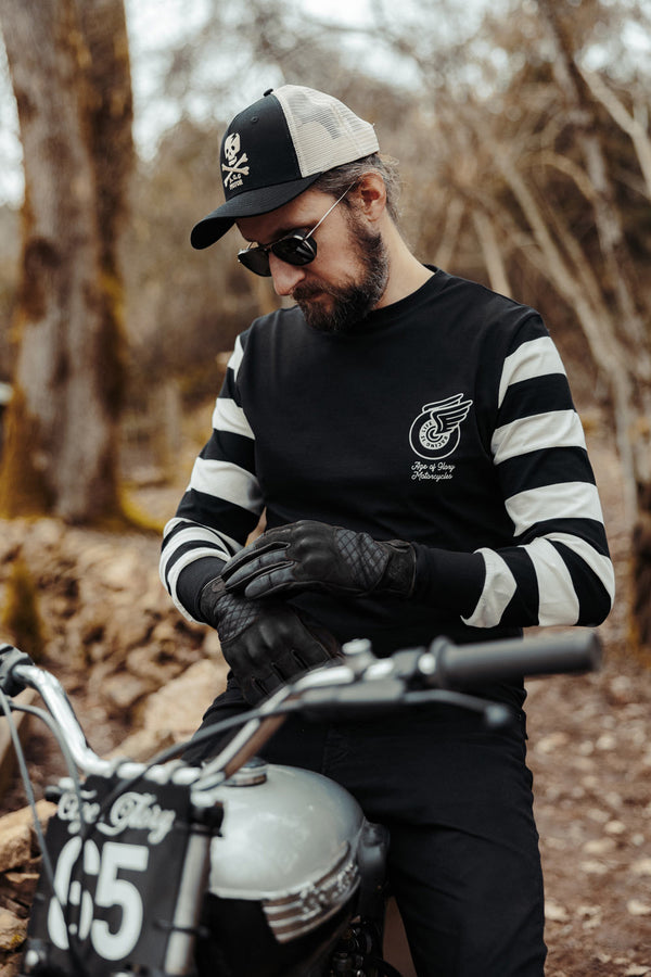 Gants CE Shifter Black / Denim