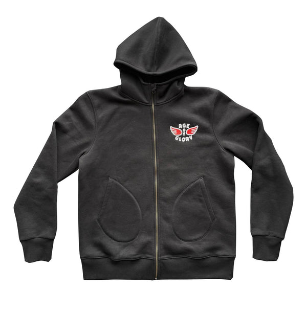 Sweat Capuche zippé Genuine noir