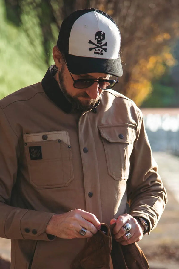 Casquette Trucker Marauder Ecru / Black