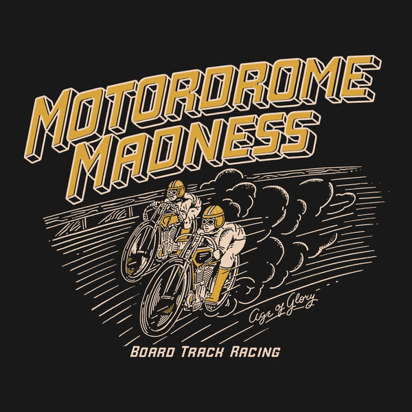 Tee-shirt Motordrome Washed Black