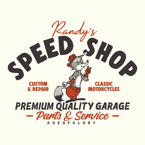 Tee-shirt Speed Shop Ecru