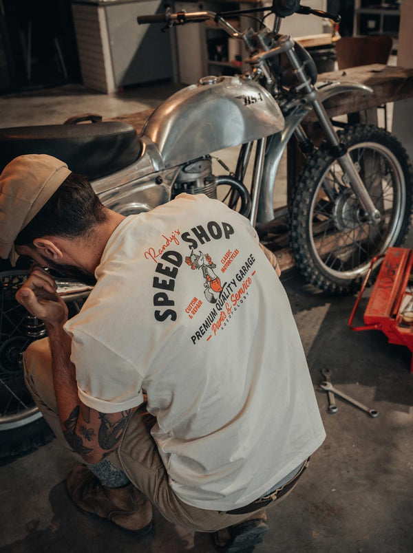 Tee-shirt Speed Shop Ecru