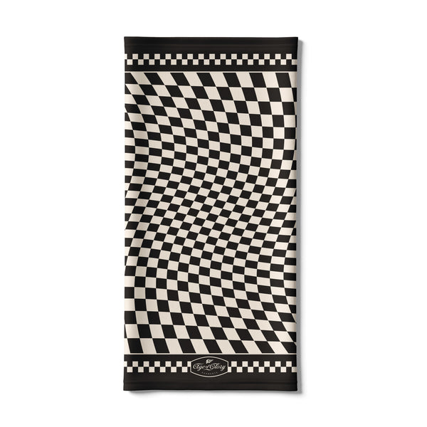 Tour de cou Hiver Twisted Checkers