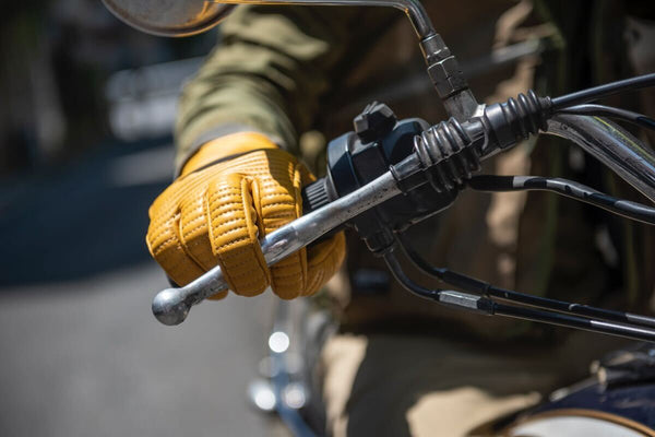 Gants Leather Yellow