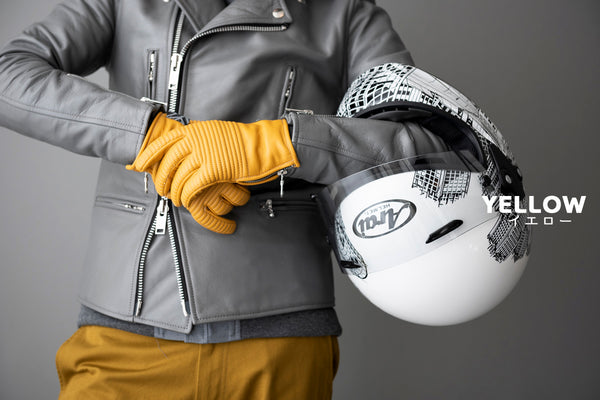 Gants Leather Yellow