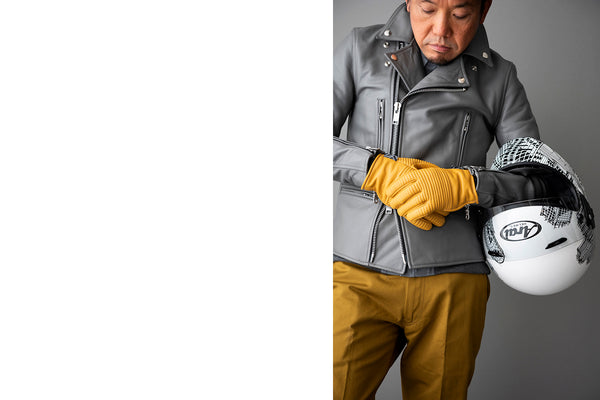 Gants Leather Yellow