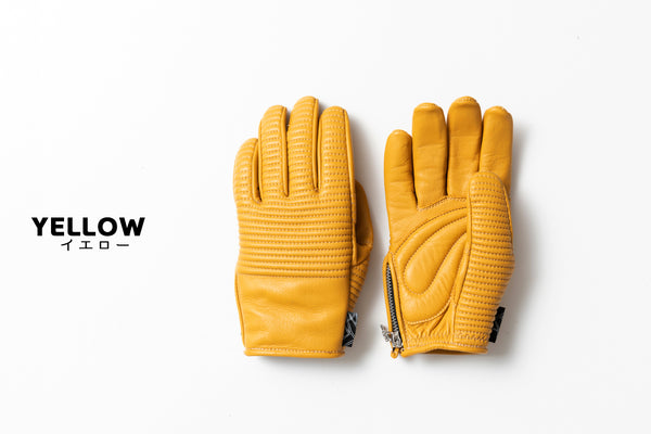 Gants Leather Yellow