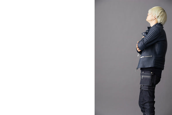 Blouson Padded Rider Dark Blue
