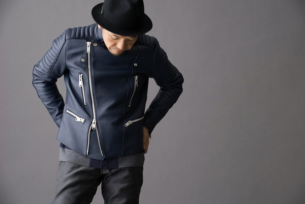 Blouson Padded Rider Dark Blue