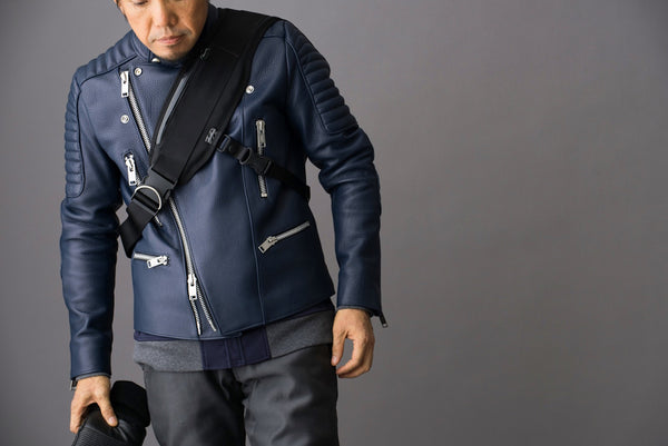 Blouson Padded Rider Dark Blue