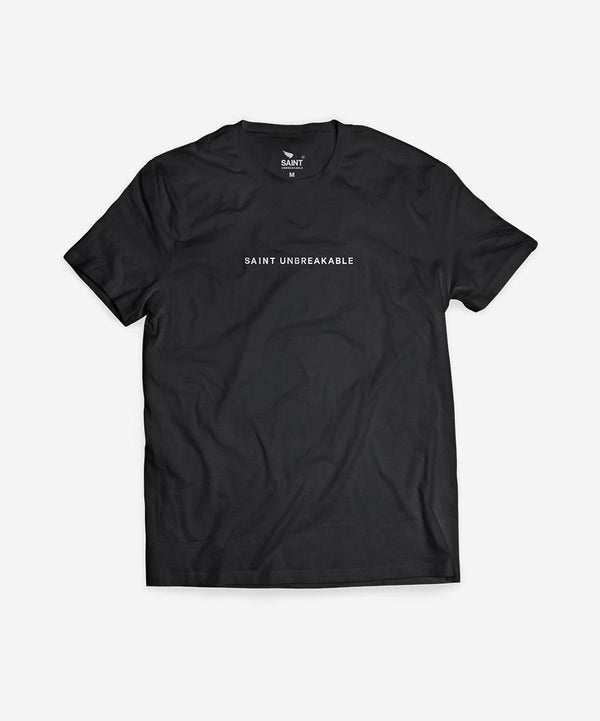Tee-shirt Unbreakable Minimalist noir
