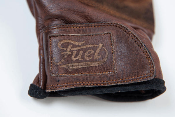 Gants moto vintage Rodeo Brown homologué CE