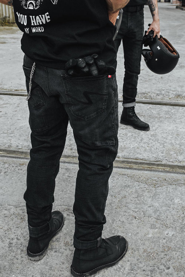 BOSS DYN 01 - Pantalon moto couple slim homologuée AAA