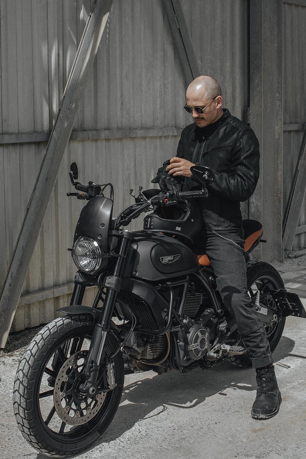BOSS DYN 01 - Pantalon moto couple slim homologuée AAA