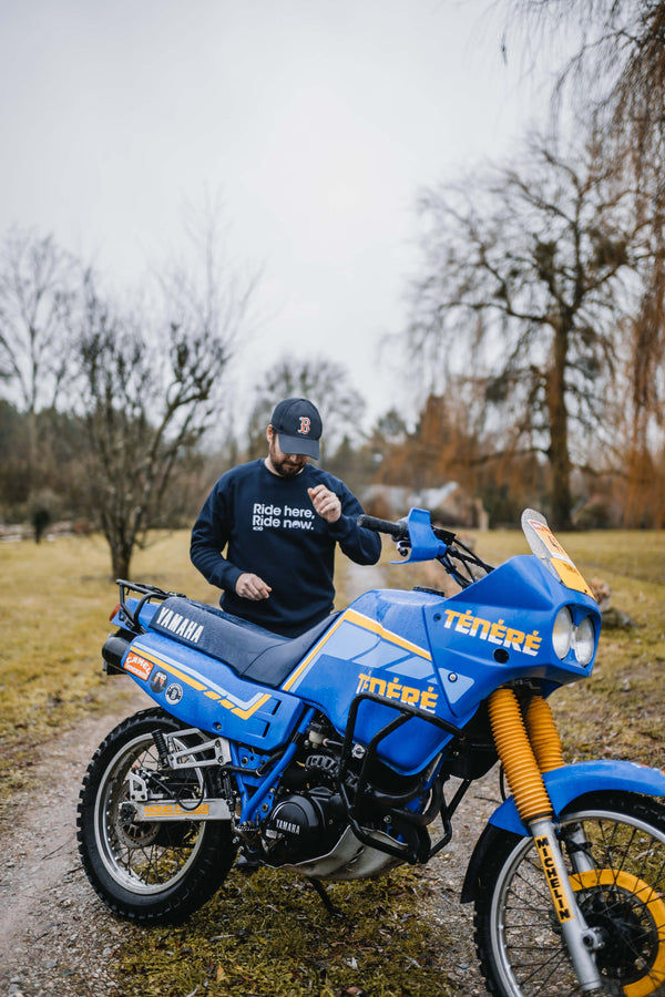 Sweat "Ride Here, Ride Now" Bleu nuit