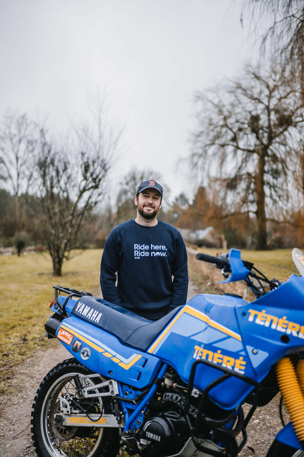 Sweat "Ride Here, Ride Now" Bleu nuit