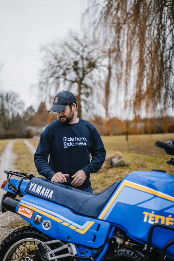 Sweat "Ride Here, Ride Now" Bleu nuit