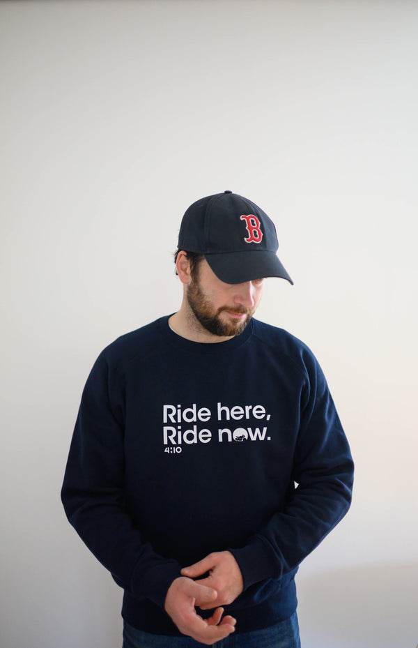 Sweat "Ride Here, Ride Now" Bleu nuit