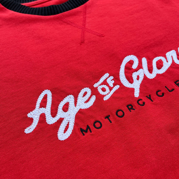 Trophy LS Tee Rouge Noir