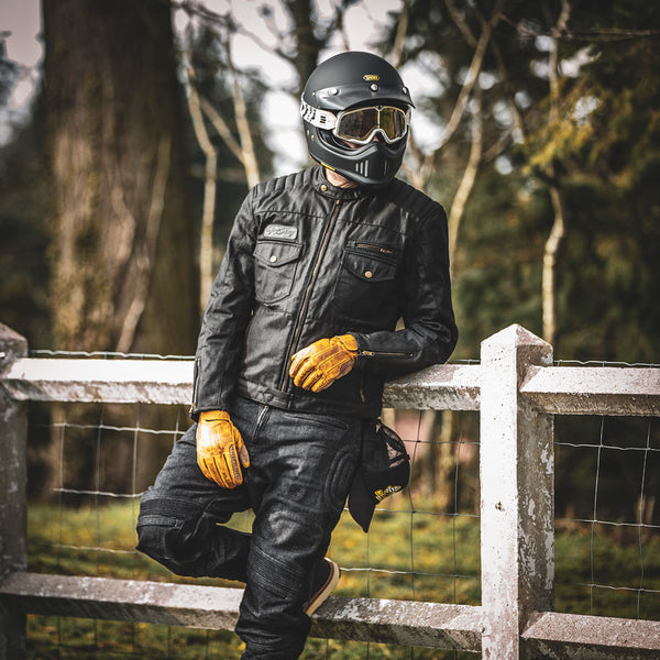 Veste Worker CE Coated Denim Jacket Black