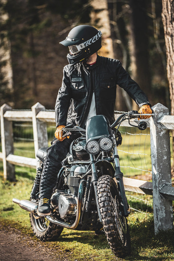 Veste Worker CE Coated Denim Jacket Black