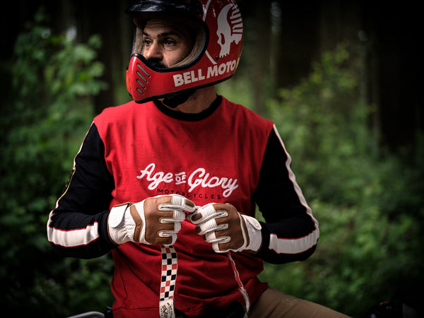 Trophy LS Tee Rouge Noir