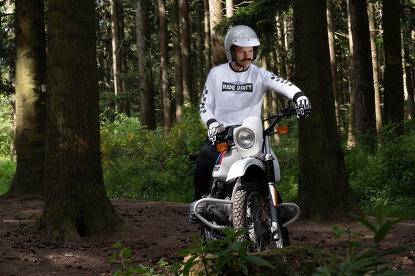 Dirty Checkers LS Tee Blanc Noir