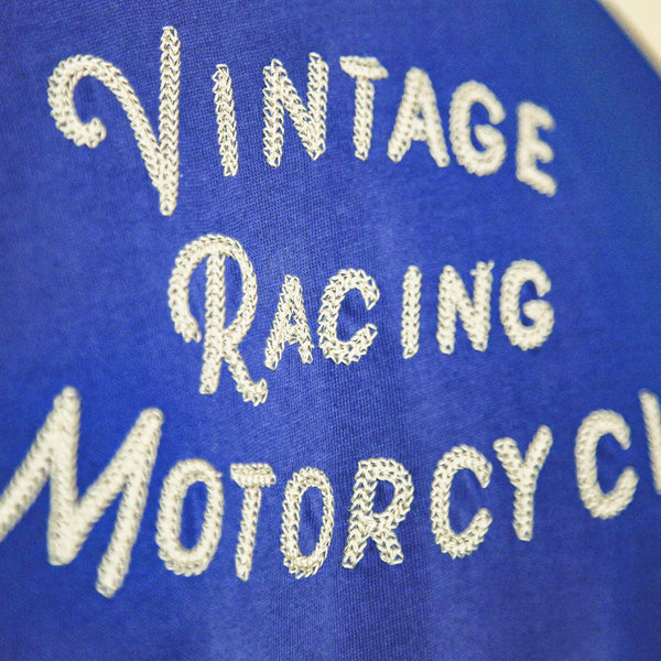 Tee-shirt Heritage Raglan Bleu Royal Ecru Rouge