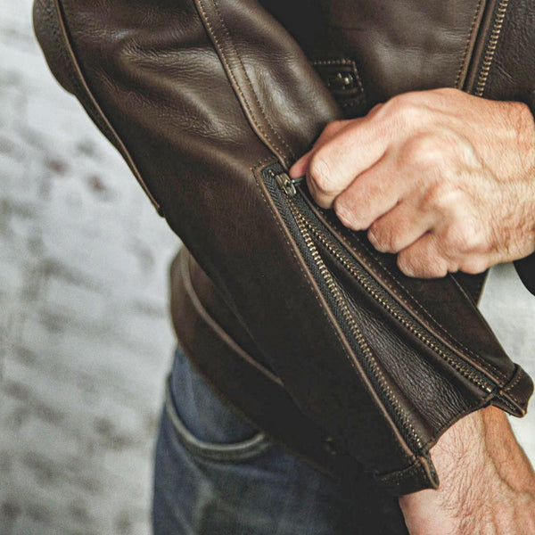 Kingpin Leather jacket Brown