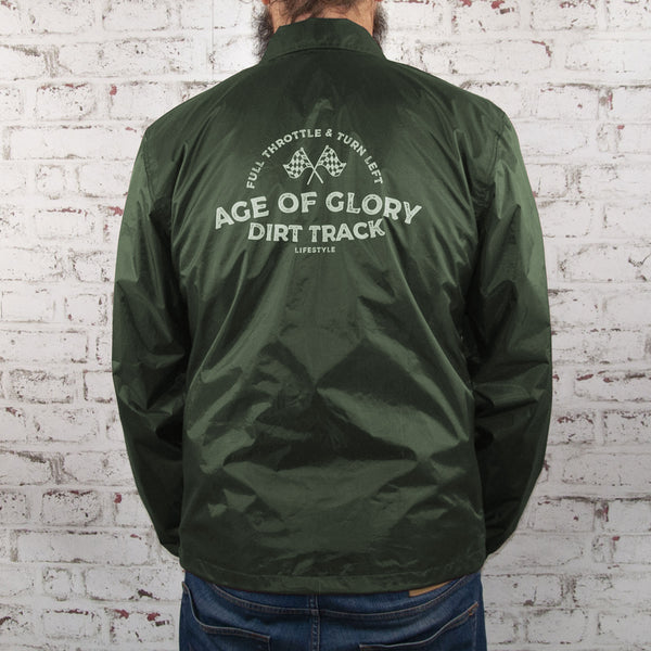 Roadie Coach Jacket Olive Green