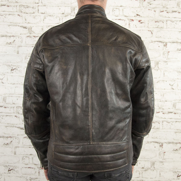 Blouson cuir moto Rocker Black used