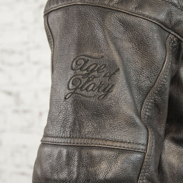 Blouson cuir moto Rocker Black used