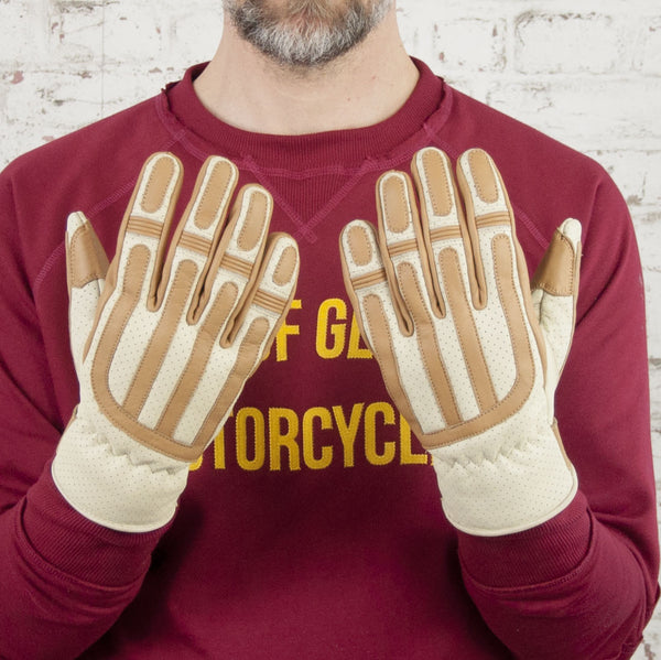 Gants CE Victory Cream / Camel