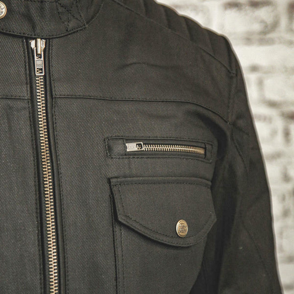 Veste Worker CE Coated Denim Jacket Black