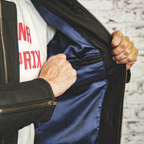 Veste Worker CE Coated Denim Jacket Black