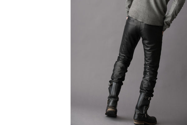 Pantalon Cuir Moto-Pan!!3