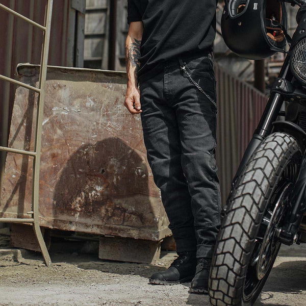 BOSS DYN 01 - Pantalon moto couple slim homologuée AAA