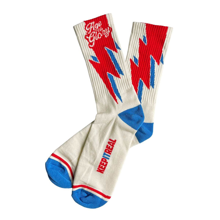 Chaussettes Bolt Red Blue Off-White
