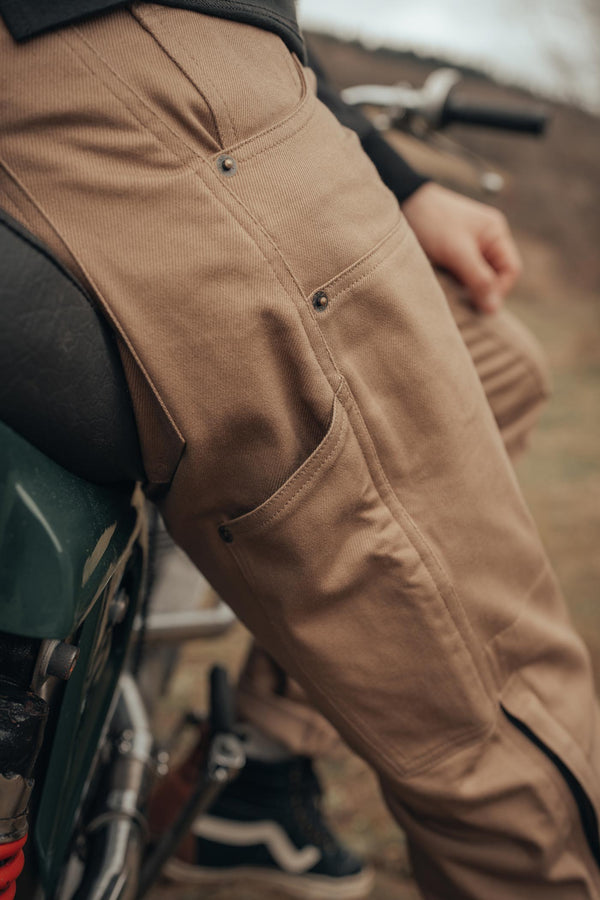 Pantalon moto Service pant Beige