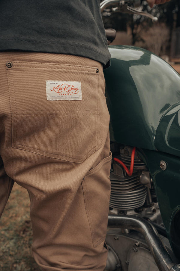 Pantalon moto Service pant Beige