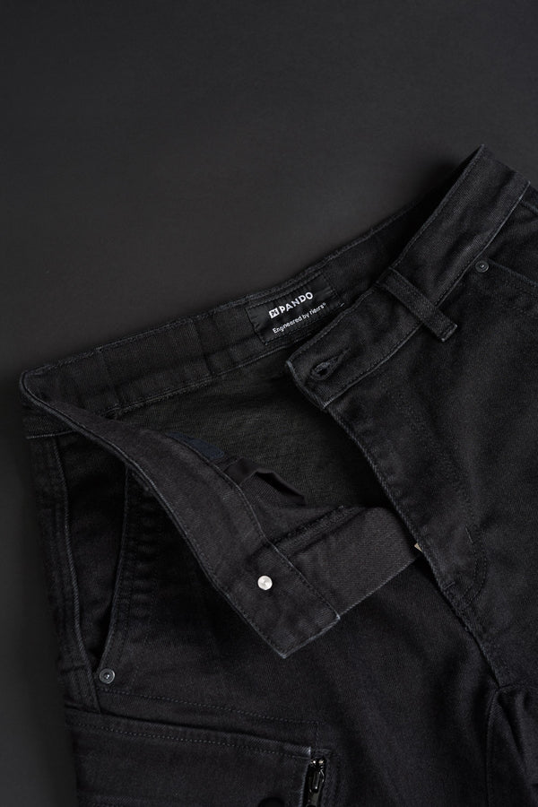 Pantalon Cargo MARK Black - Homologué AAA